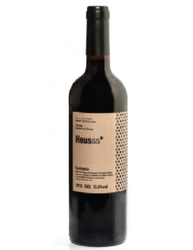 La vinyeta red wine Heusss Negre without sulfites