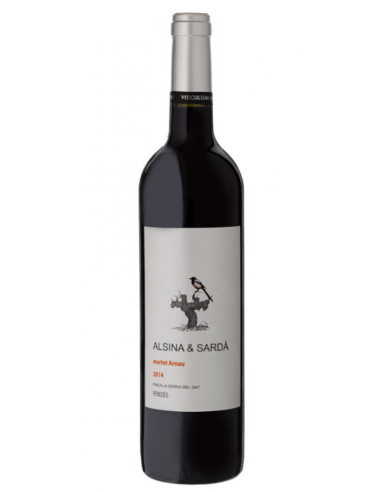 Alsina & Sardà red wine Merlot Arnau 2020